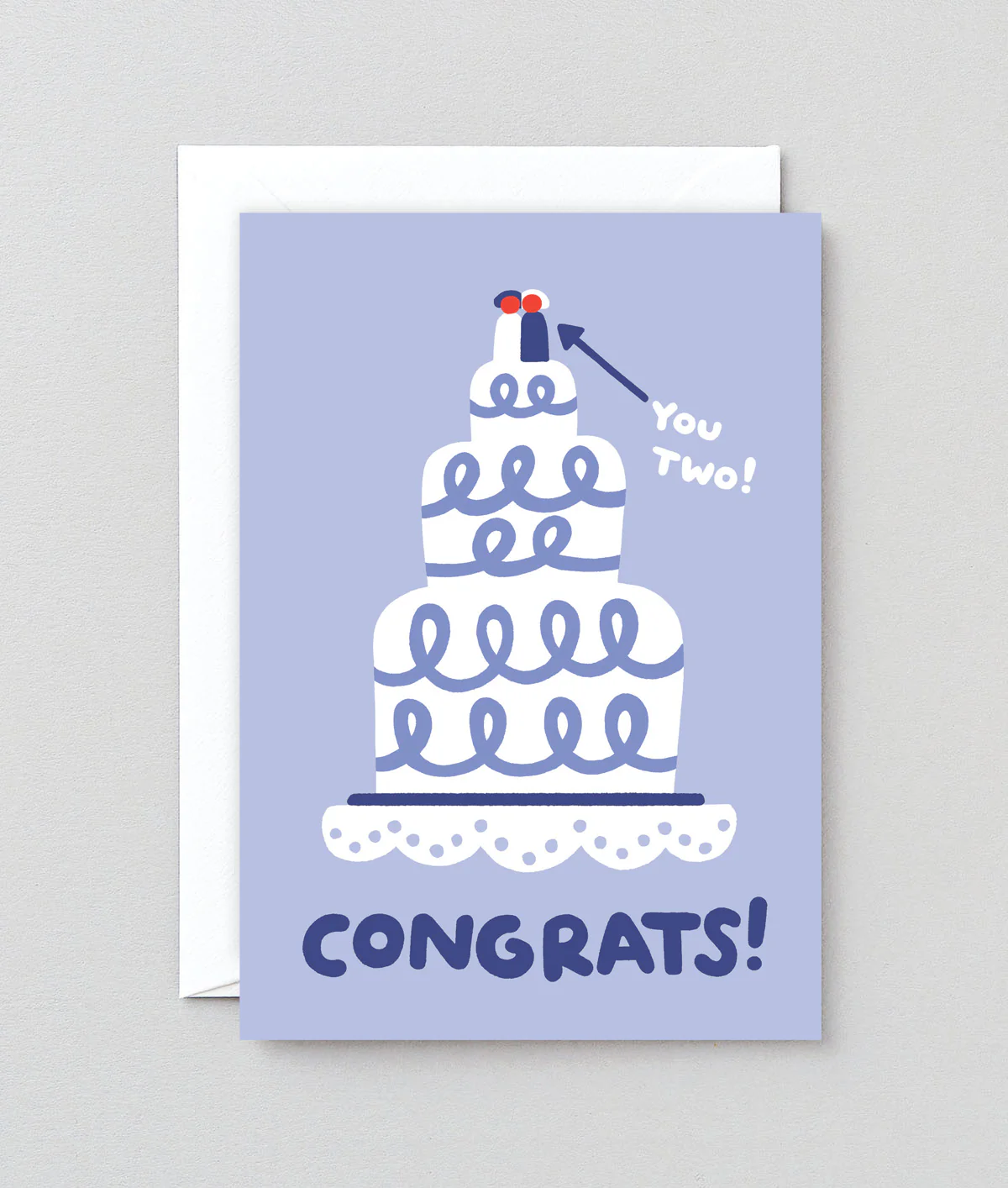 Congrats Wedding Cake - Image 2