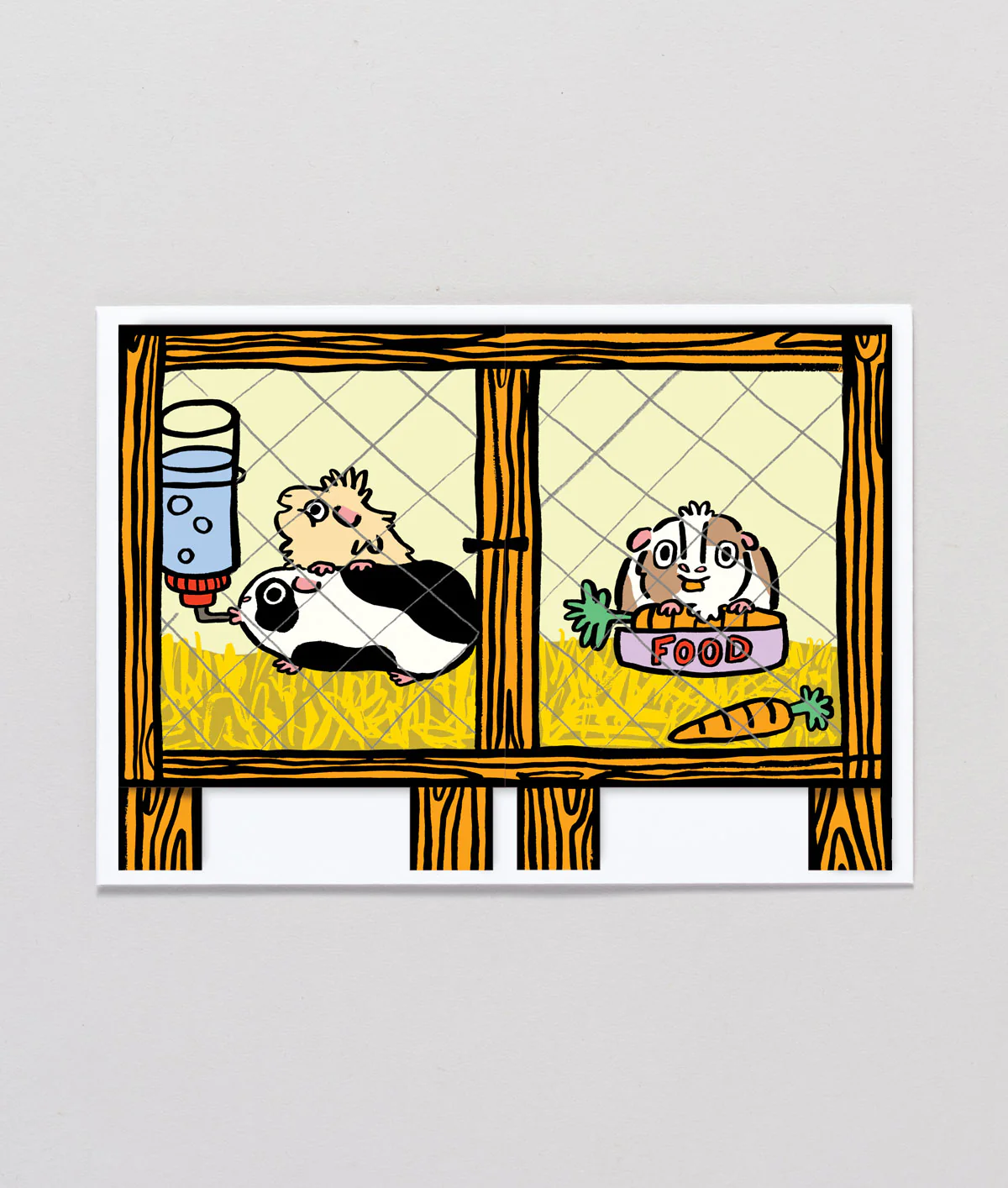 Guinea Pig Surprise Kids Fold Out Birthday Card - Image 3