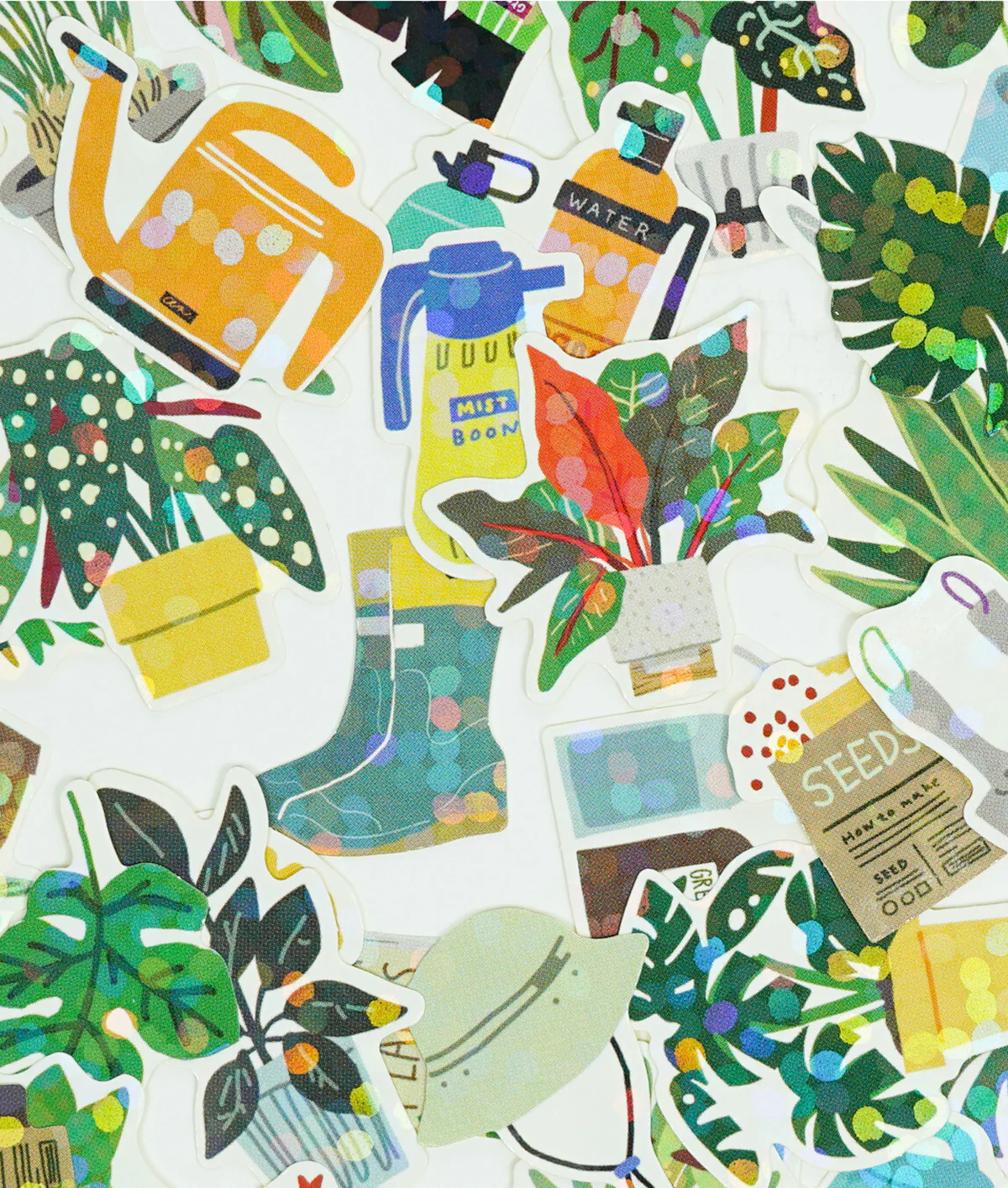 Miniature Sticker Box Green Market Garden - Image 3