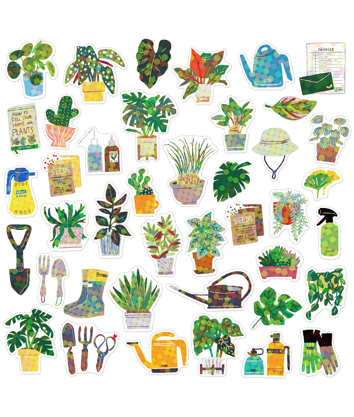 Miniature Sticker Box Green Market Garden - Image 4