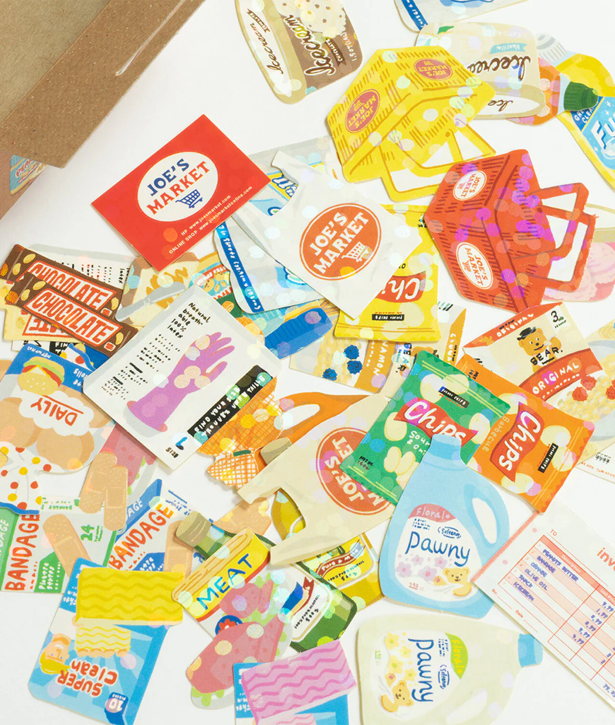 Miniature Sticker Box Joe's Market - Image 3