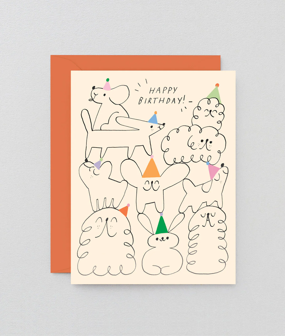 Happy Birthday Animal Stack Kids Card