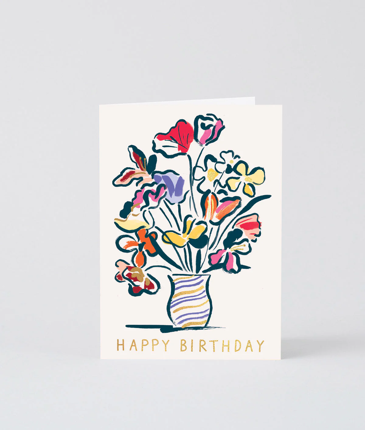 Happy Birthday Bouquet in Vase - Image 2