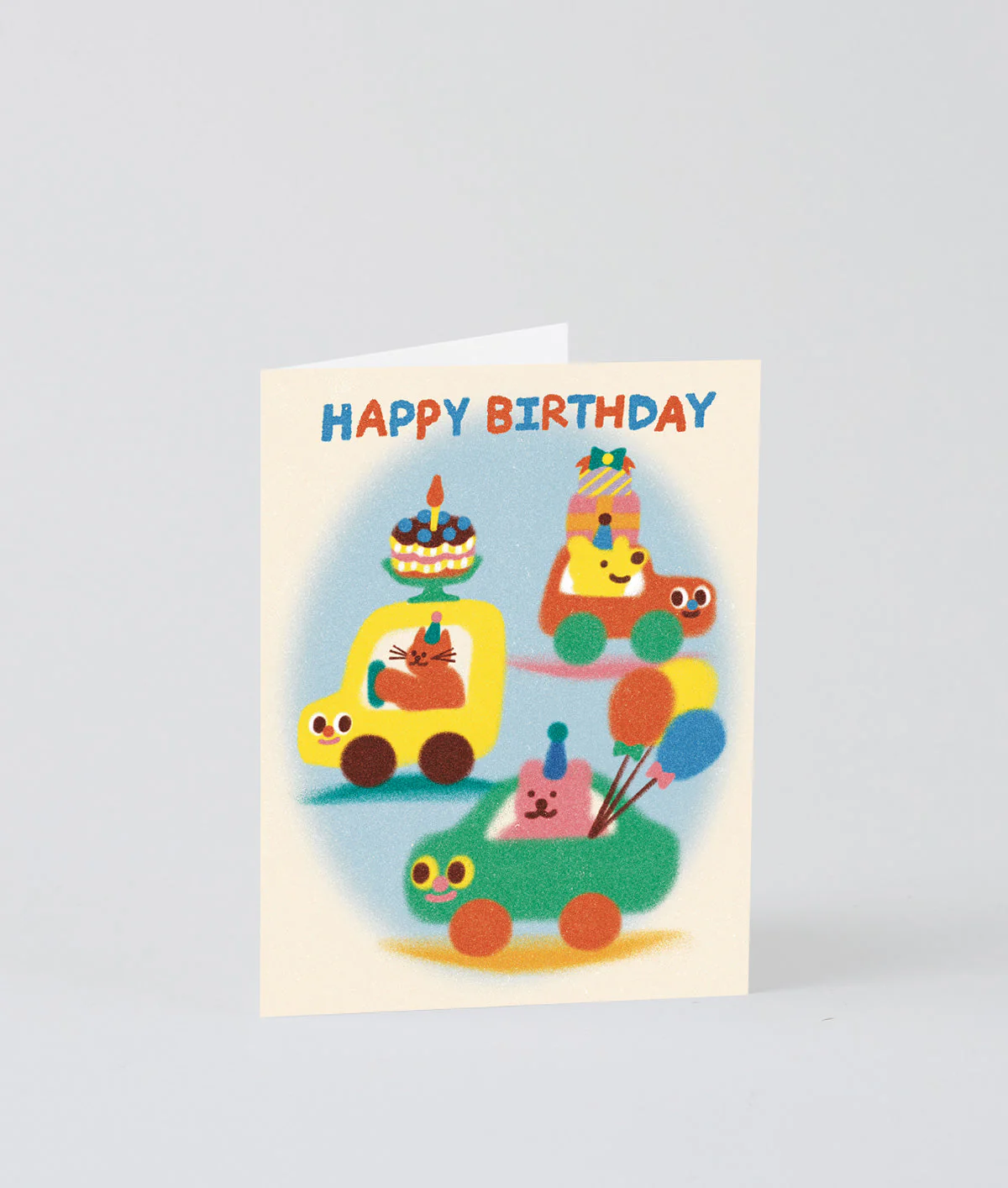 Happy Birthday Cars Kids Card - Image 2