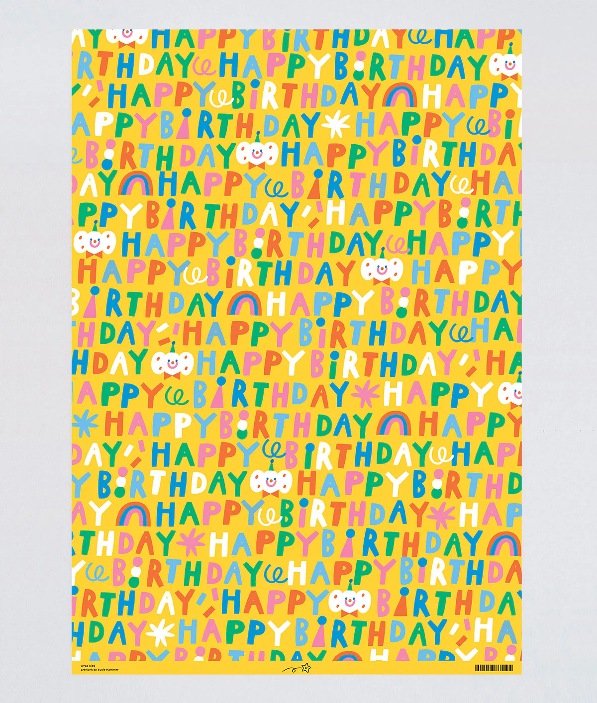 Happy Birthday Kids Wrapping Paper - Image 4