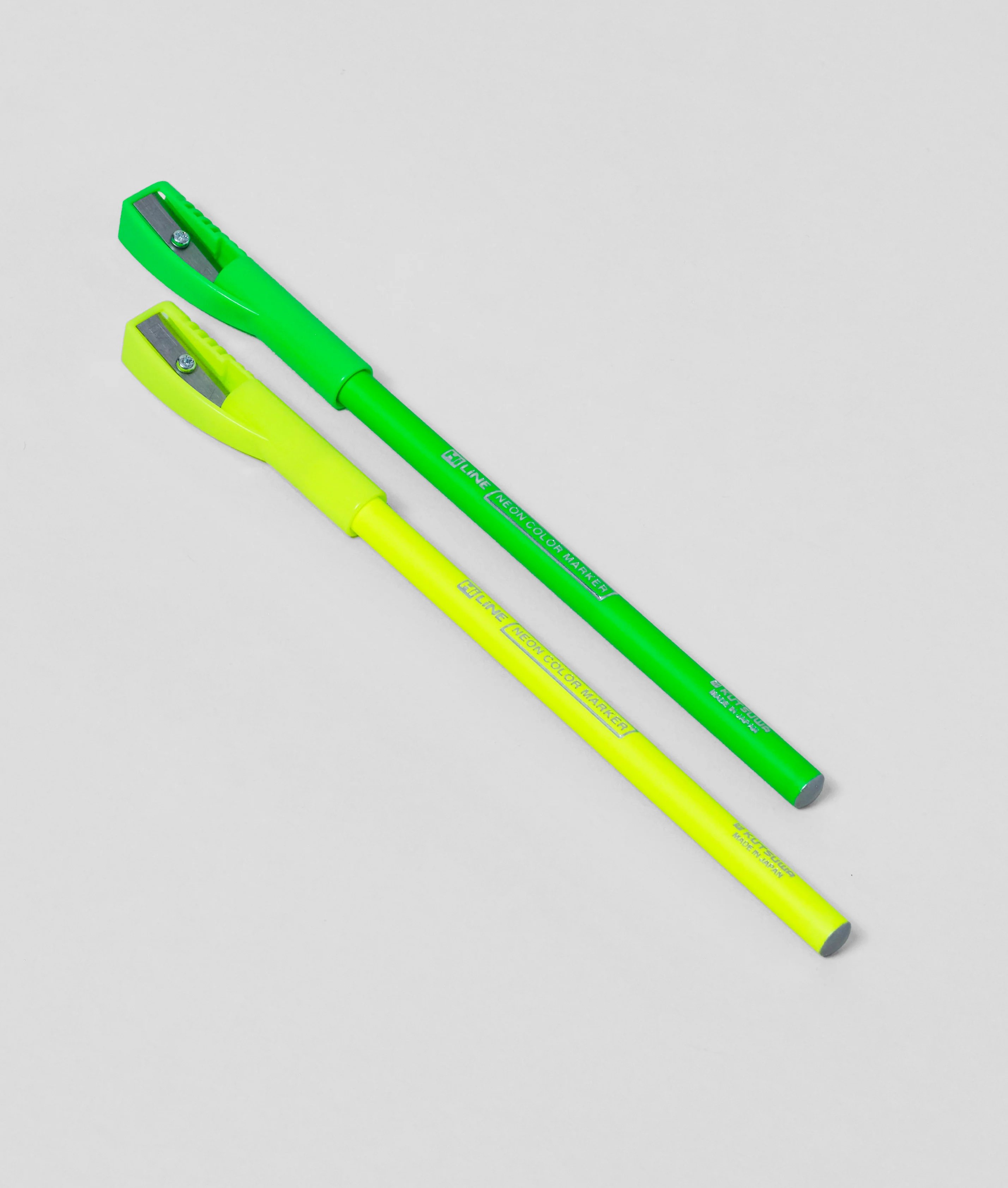Highlighter Pencil and Sharpener Green - Image 3