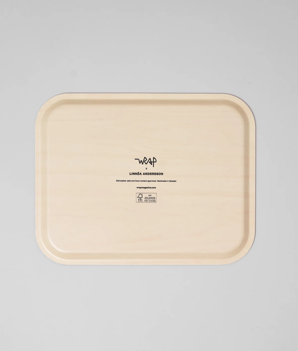 Leaves Charcoal Rectangle Serving Tray - Image 3