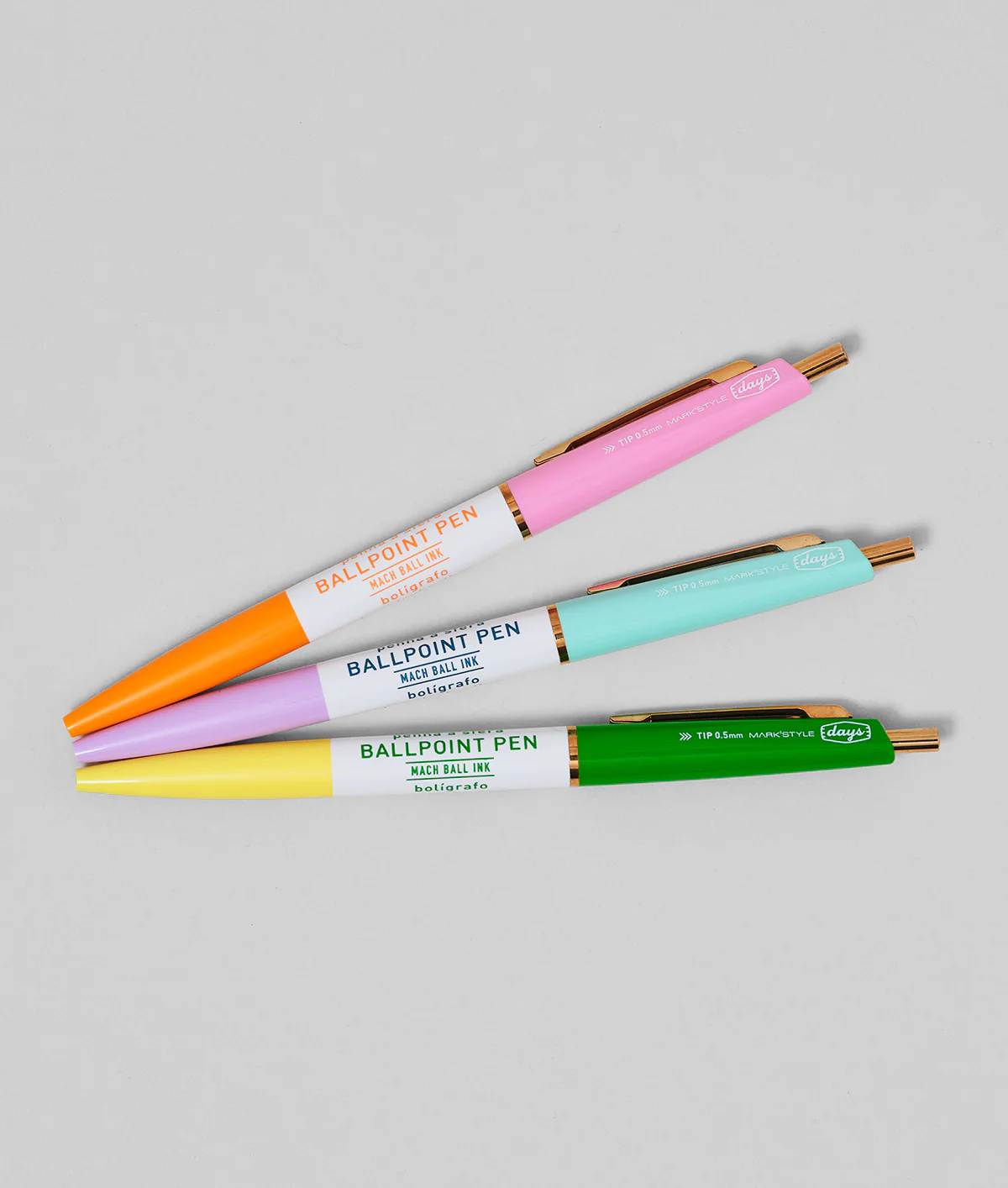 Mark's Inc Days Anterique 3-Section Pen Yellow Green - Image 3