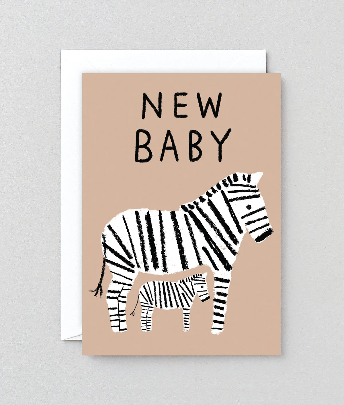 New Baby Zebras Greeting Card