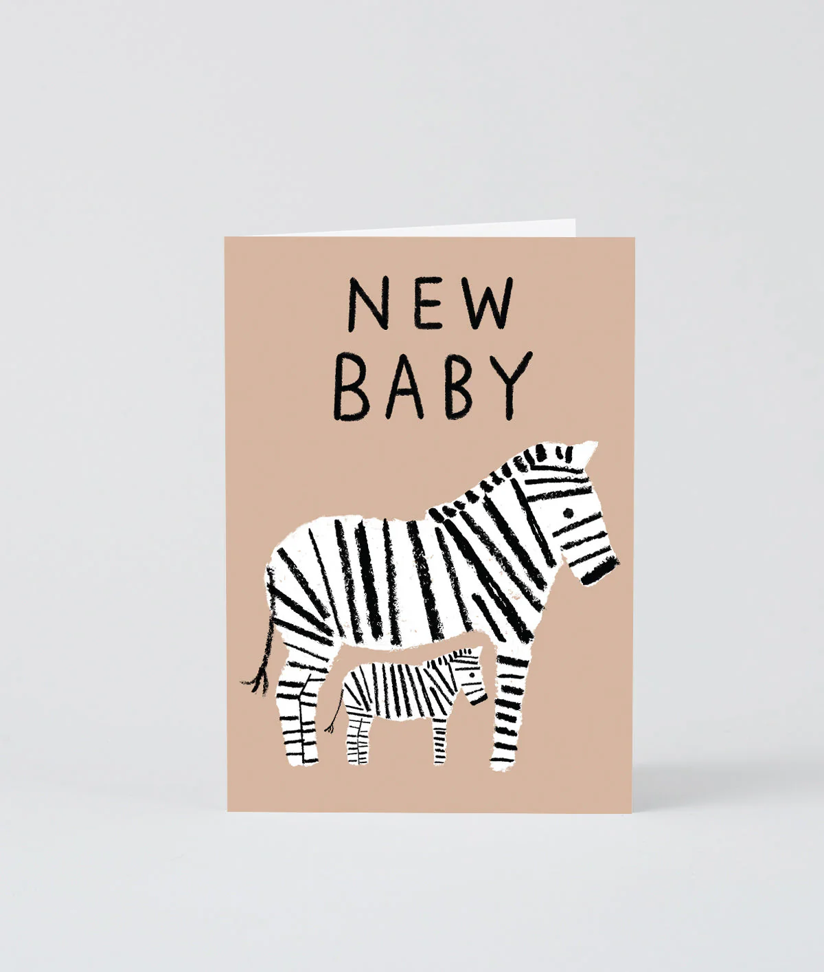 New Baby Zebras Greeting Card - Image 2
