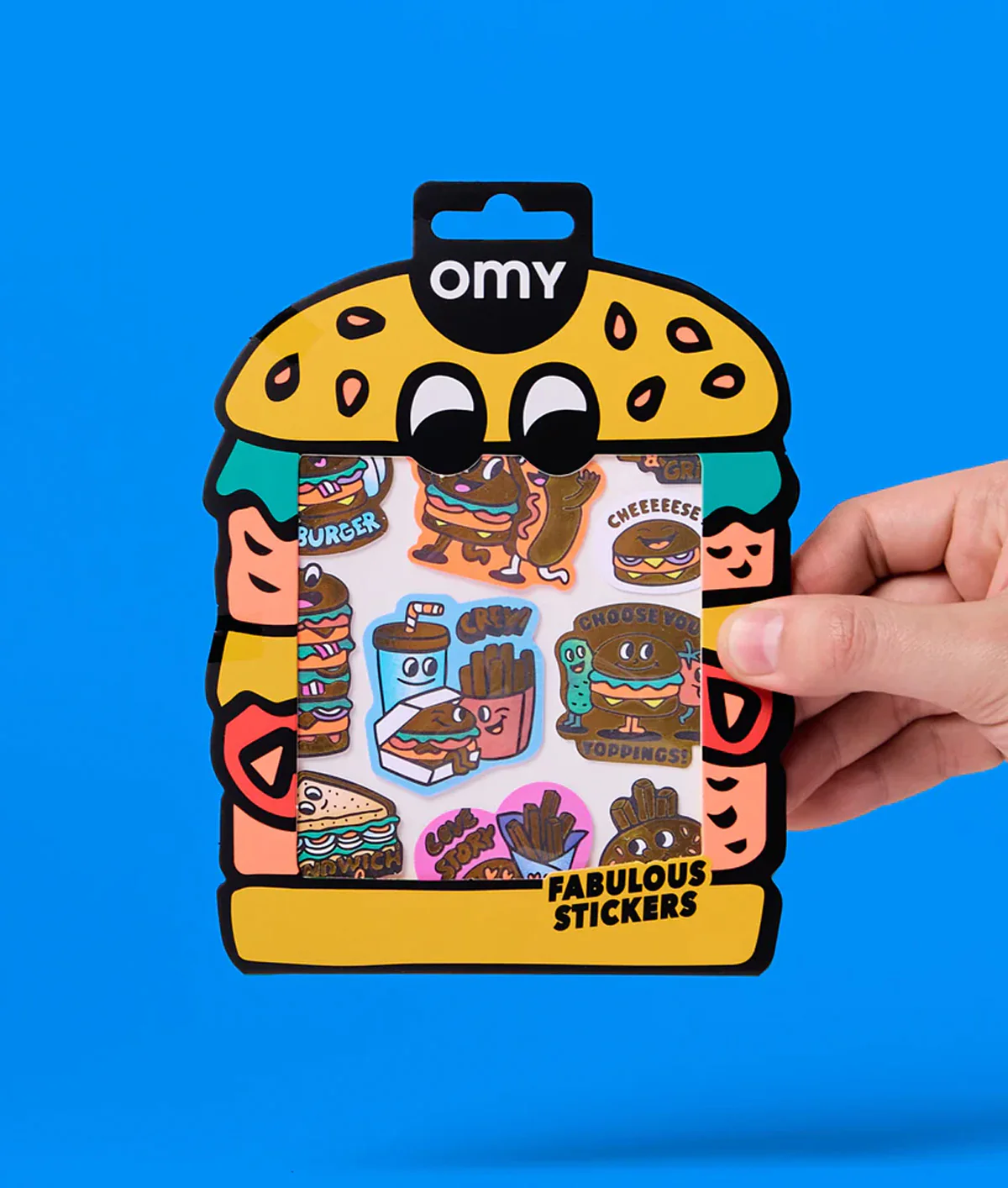 OMY Big Burger Stickers - Image 3