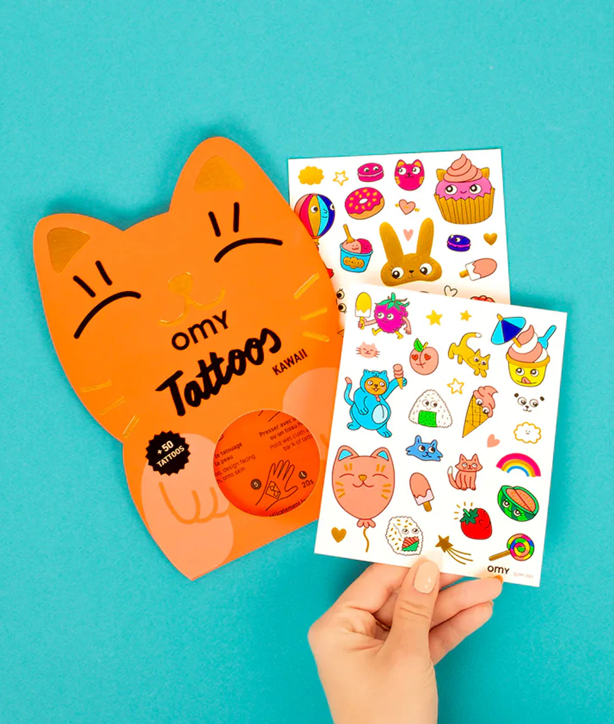 OMY Kawaii Temporary Tattoos - Image 2