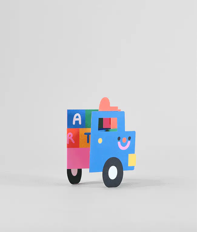 Truck Fold Out Card - Image 2