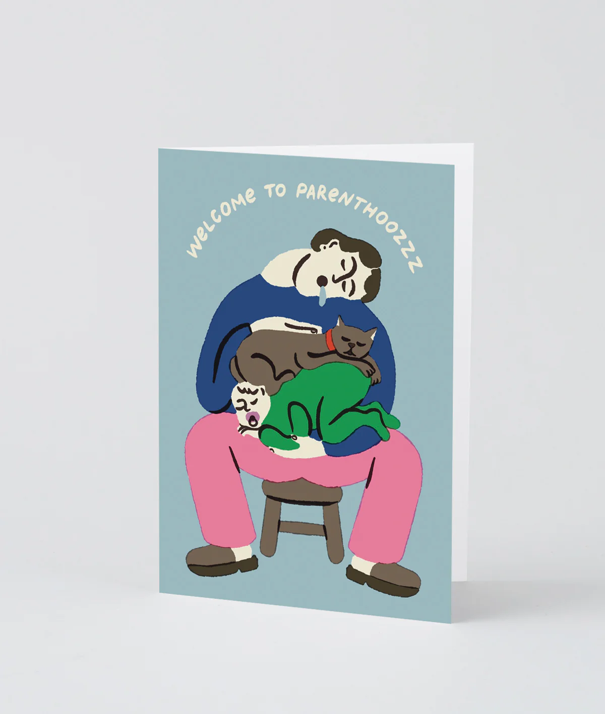 Welcome To Parenthoozzz New Parents Card - Image 2